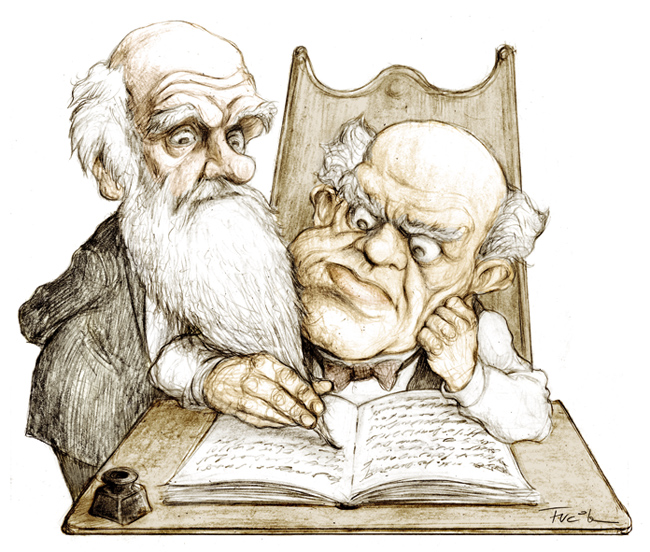 Sarmiento y Darwin